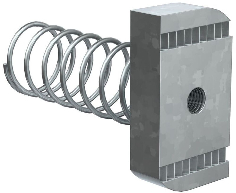 Гайка канальная с удлиненной пружиной М6х40 (уп.30шт) IEK CMZ12-GK-06 Гайка канальная с удлиненной пружиной М6х40 (уп.30шт) IEK CMZ12-GK-06