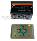 Z1S6F1-3X/V - Обратный клапан модульного монтажа Ду6, F = (P2 → P1) и (T1 → T2)
