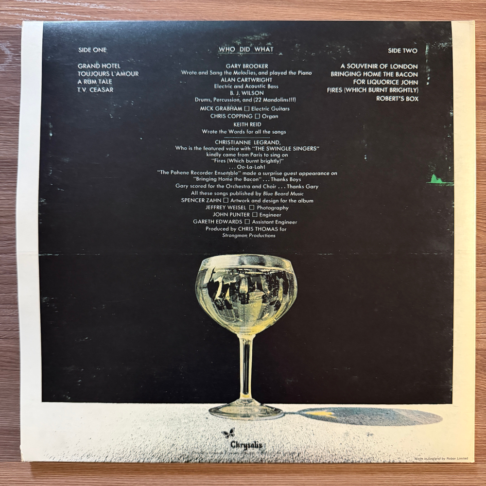 Procol Harum - Grand Hotel (Дания 1973г.)