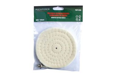Диск полировальный хлопковый на дрель 125х10мм (? хвостовика 6мм),в блистере RockForce##Rock FORCE RF-PSP125Q