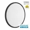 7660/40L MITRA LED SN 087 Светильник пластик/белый/черный LED 40Вт 3000/4000K D495 IP40 ALFA BLACK
