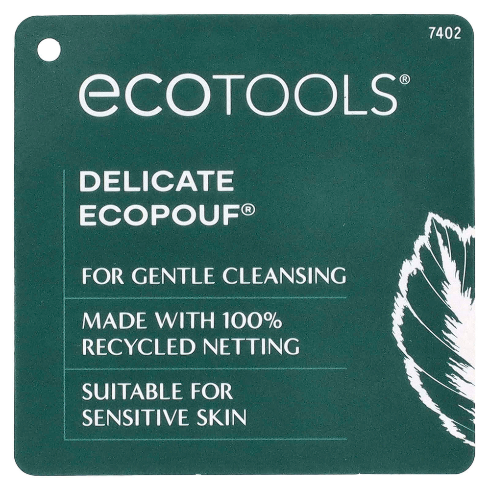 EcoTools, Delicate EcoPouf, 1 губка