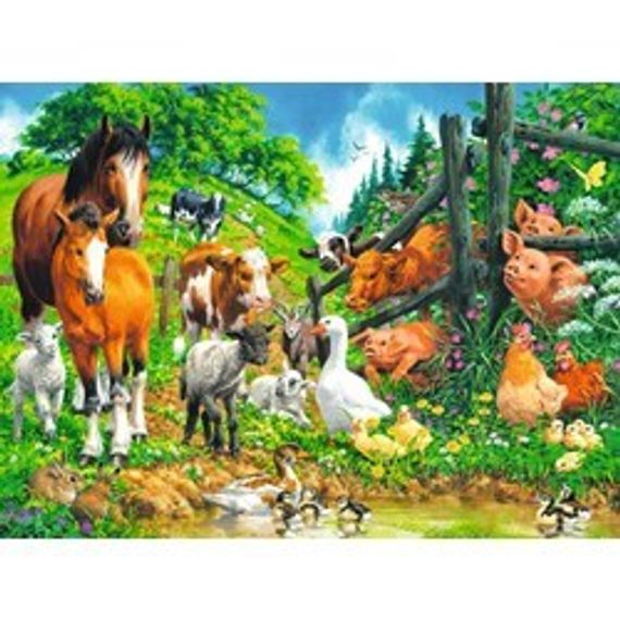 Puzzle Animal Get Together 100 pcs