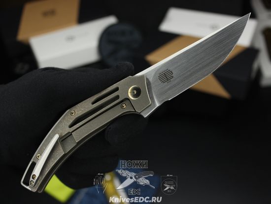Нож складной WE Knife Speedliner WE22045C-2 сталь клинка CPM-20CV, рукоять титан