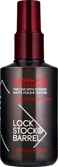 Тоник-спрей Lock Stock & Barrel, SuperMatte Mattifyng Mist, для объема и небрежных укладок, 100мл