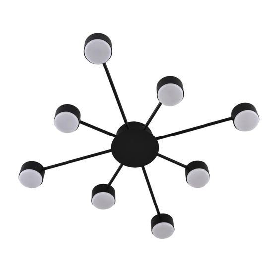 8344/8C COMFI черный, металл Люстра GX53 LED 8*7W 220V TORINA