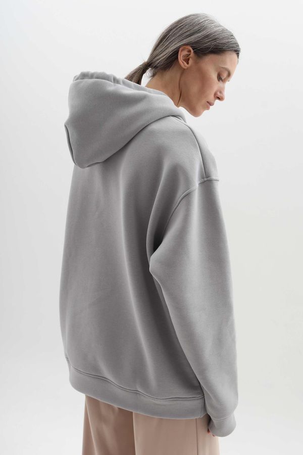 Худи Warm Одуванчик Серый - фото 8