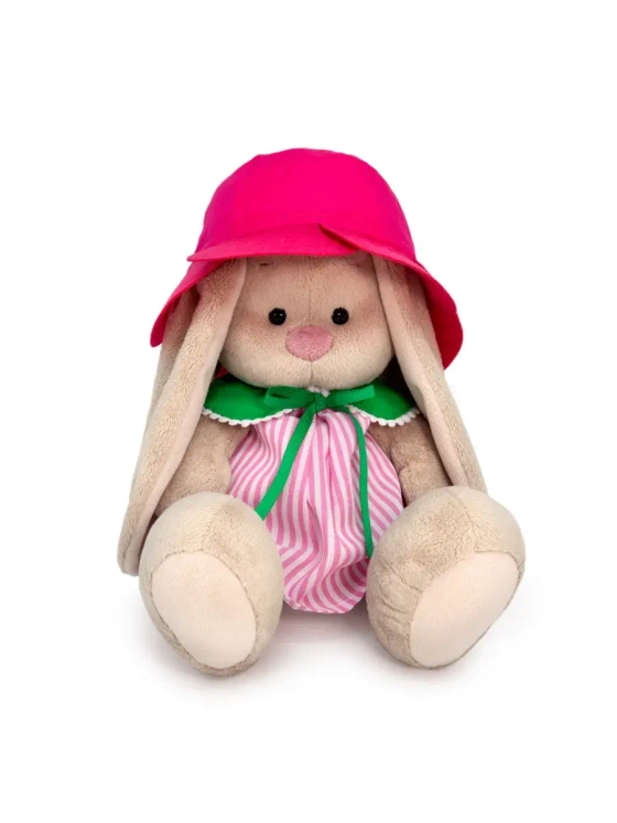Мягкая игрушка Зайка Ми в шляпе-цветок 18 см SidS-521