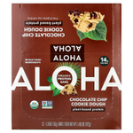 Aloha, Organic Protein Bars, Chocolate Chip Cookie Dough, 12 Bars, 1.98 oz (56 g) Each