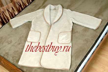 Халат Верблюд Капучино (открытая шерсть) MagicWool - разм. 42-60