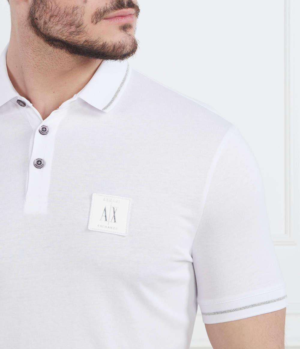поло Armani Exchange - белый(8NZFPQ ZJH4Z)