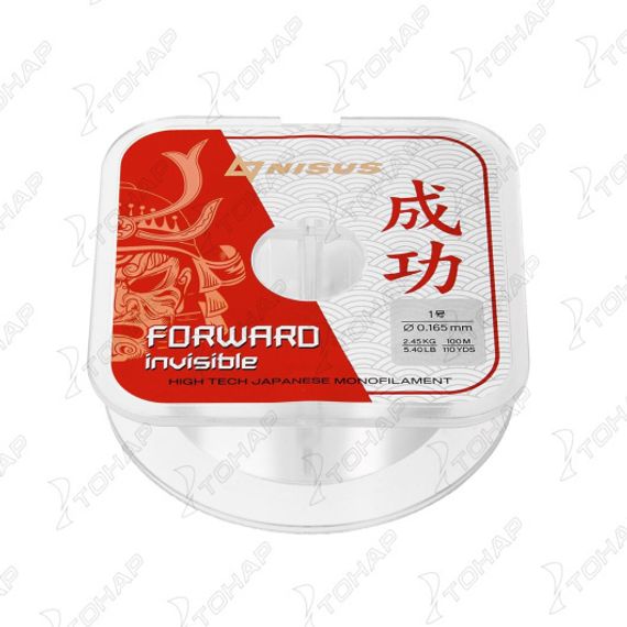 Леска FORWARD Invisible 0,165mm/100m Nylon (N-FI-0165-100) Nisus