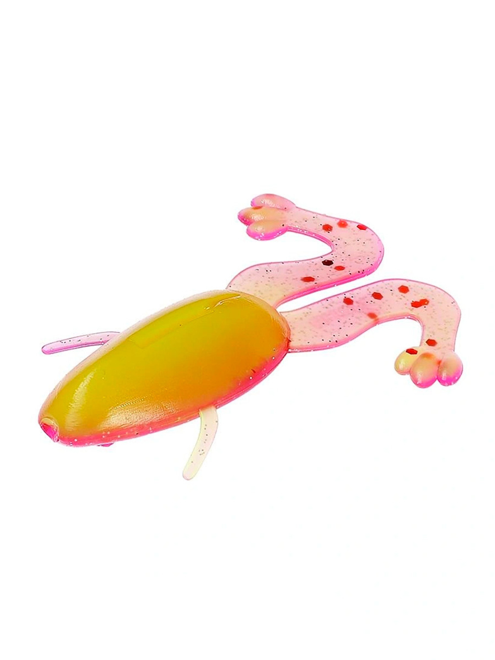 Лягушка несъедобная Helios Crazy Frog 3,55"/9,0 см Electric green 20шт. (HS-23-007-N-20)