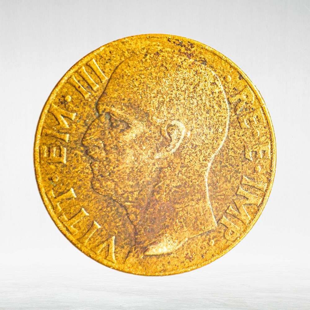 Italy 10 Centesimi 1943 R "Victor Emmanuel III", G