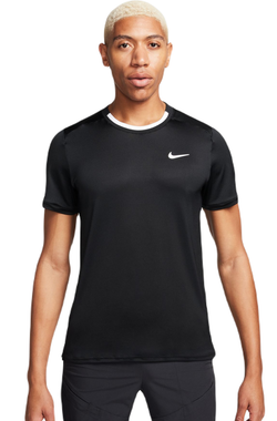 Мужская теннисная футболка Nike Court Dri-Fit Advantage Top - черный