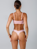 Стринги бесшовные цвет Розовый, размер S