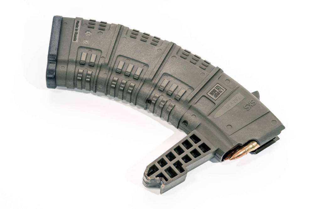 Магазин PufGun для СКС, 7,62×39, 30 патронов, серый
