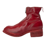GUIDI Ankle Boots Women"s Red