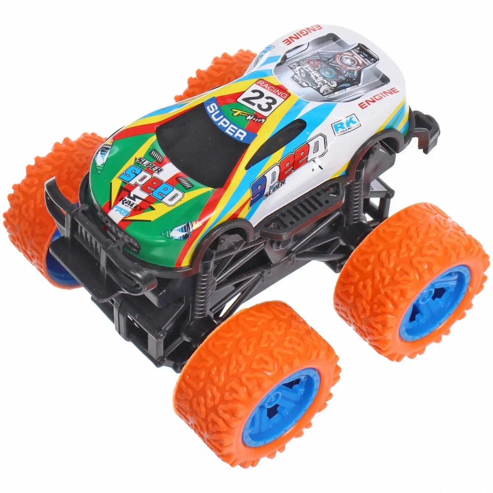 Машина инерционная «Суперскорость», 10*9*7 см, вращающаяся 360°, в шоу-боксе, микс