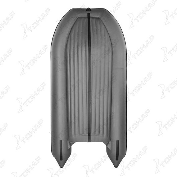 Лодка Тонар Алтай А380 (надувное дно) серый