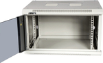 Шкаф настенный 19", 22U TWT TWT-CBWPG-22U-6x8-GY