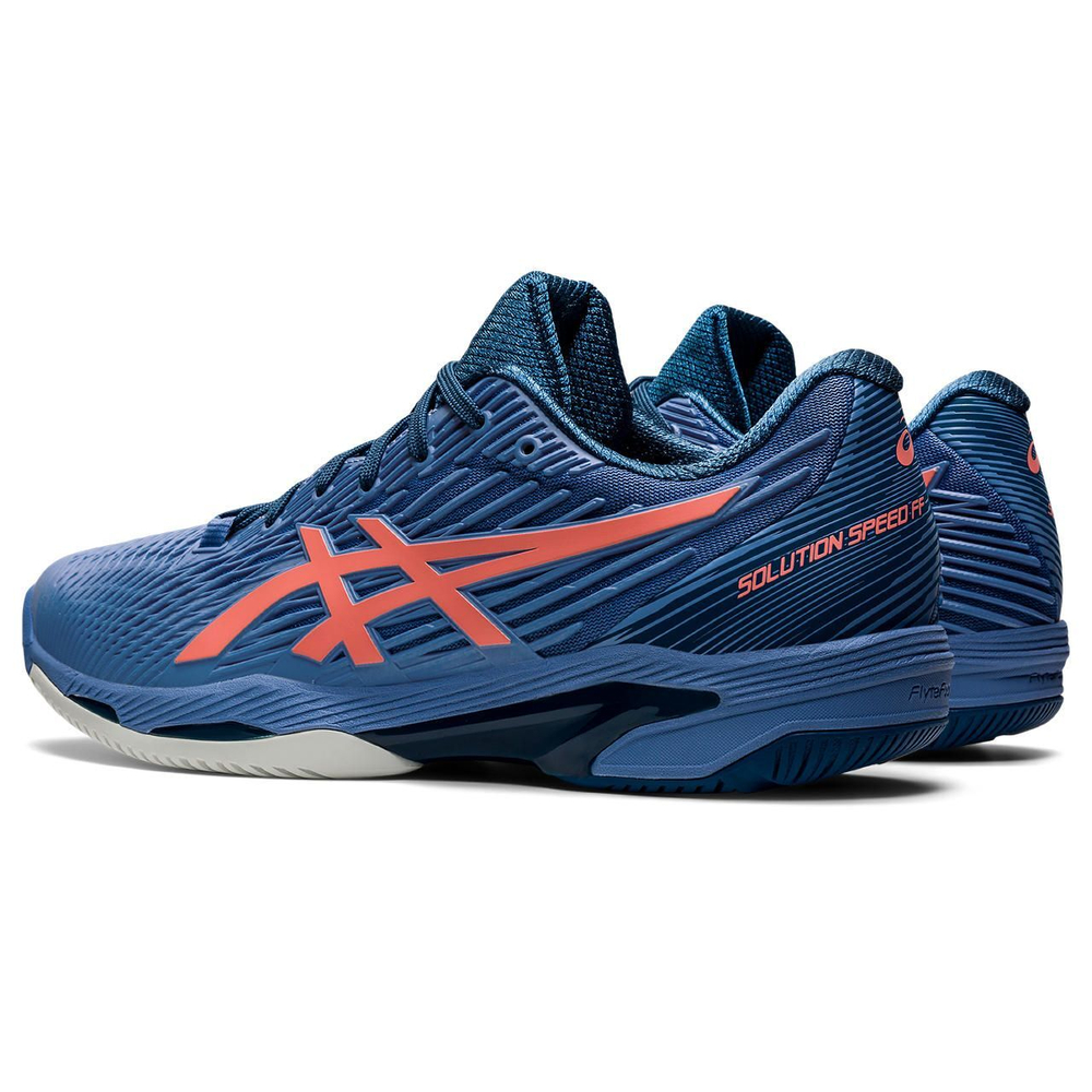 Мужские кроссовки теннисные Asics Solution Speed FF 2 - blue harmony/guava