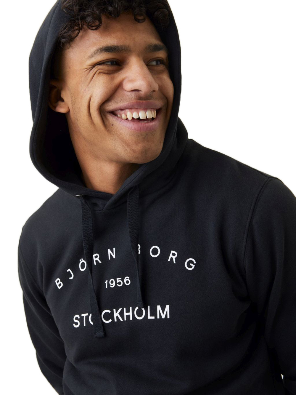 Мужская кофта теннисная Björn Borg Stockholm Hood M - black