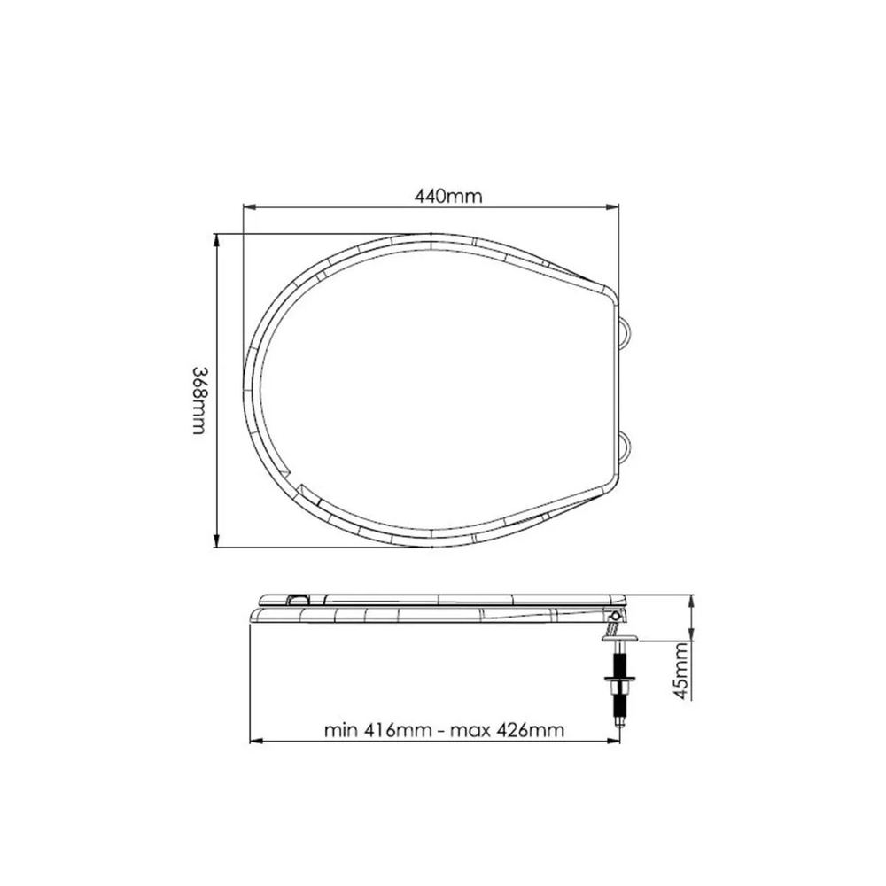 AQUANOVA Сиденье с крышкой для унитаза 2010.021