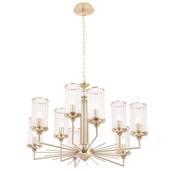 Подвесная люстра Crystal Lux Gloria SP9 Brass