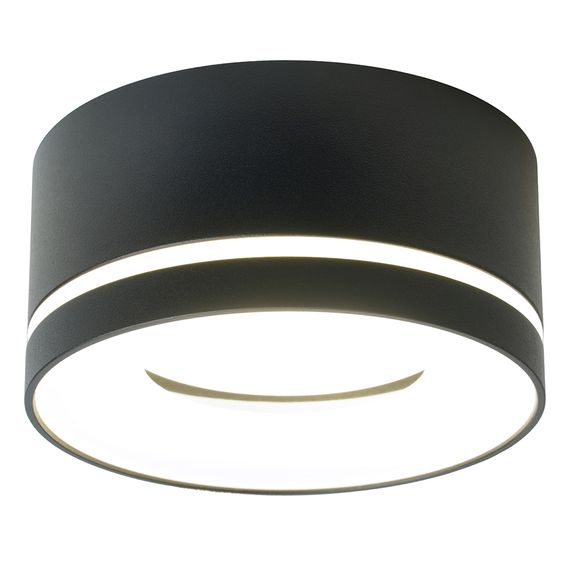 Светильник потолочный Feron HL457 12W, 230V, GX53, черный 51347