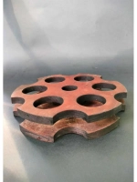 Деревянная шотница из кедра с 6 стопками.