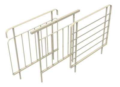 Ограждение маршевых лестниц 3000x1200 горячекатаный ОЛГ 45-12.30 ОСТ 26.260.758-2003