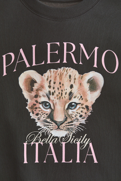 H&M Толстовка с принтом, черный