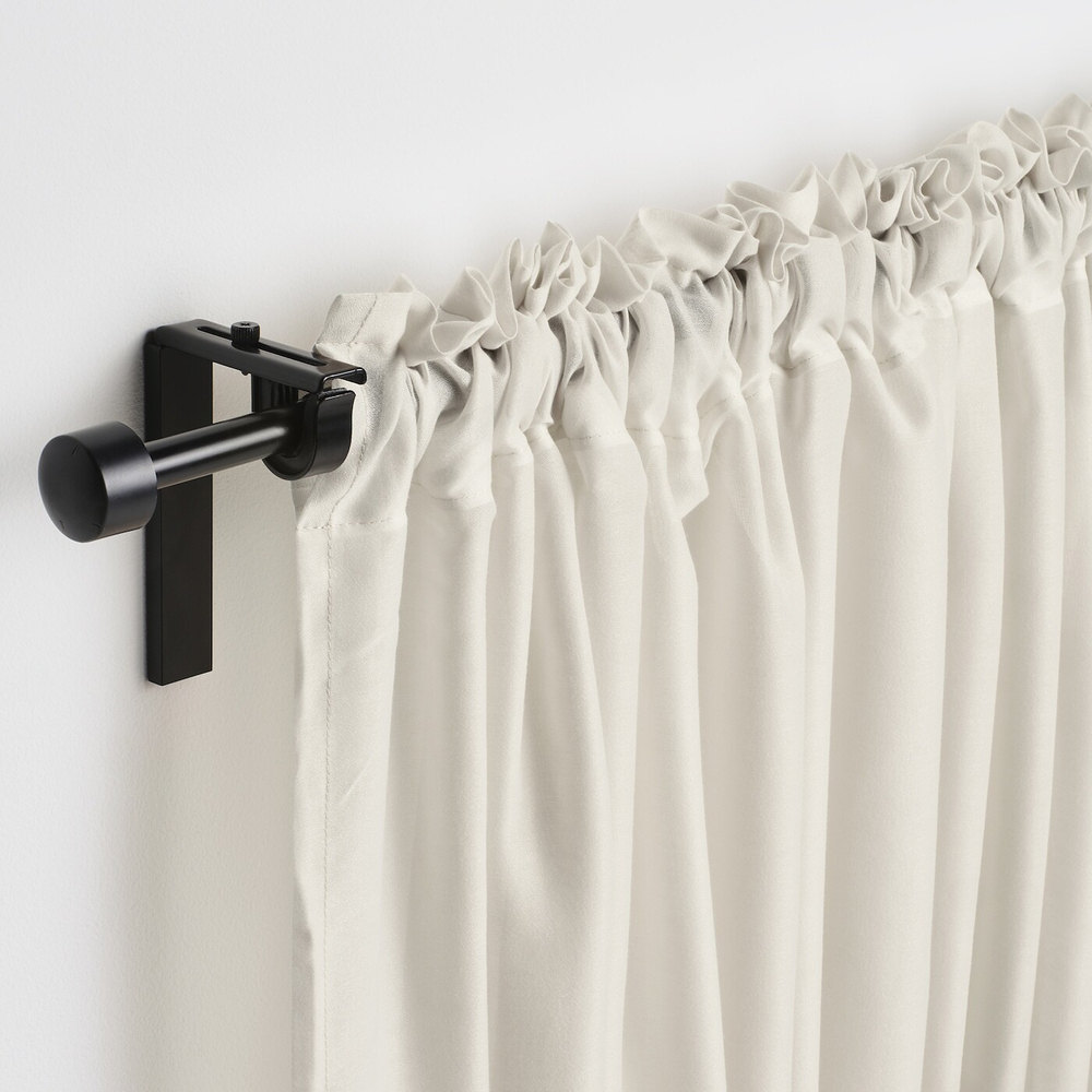 IKEA STENFRÖ  (ИКЕА СТЕНФРÖ)  -  Штора из сетки, 1 шт, на ленте/бежевая, 300x300 см
