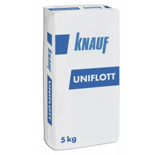 Шпатлевка для внутренних работ гипсовая Knauf Uniflott.
