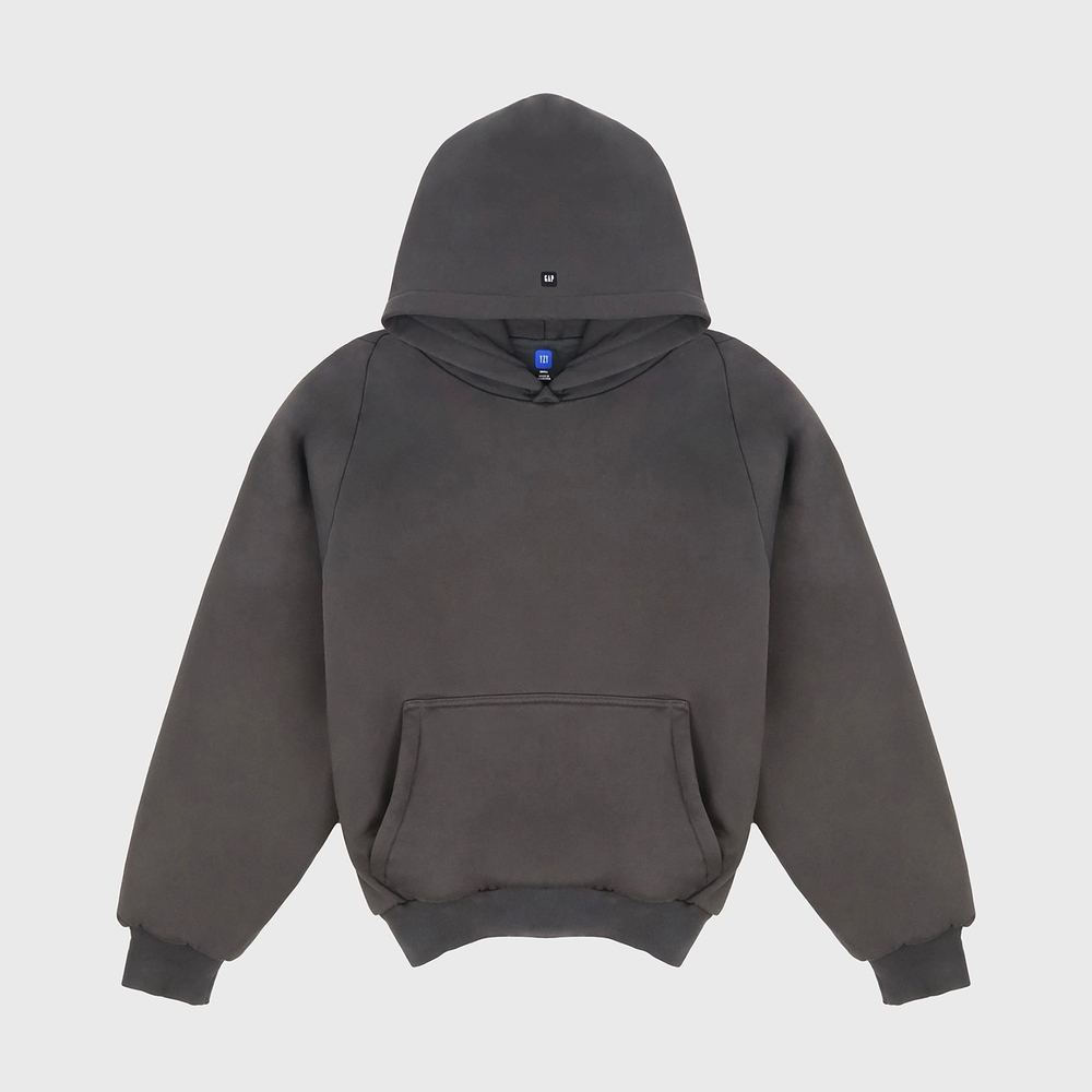 Худи Yeezy Gap Engineered by Balenciaga Shrunken Hoodie Black