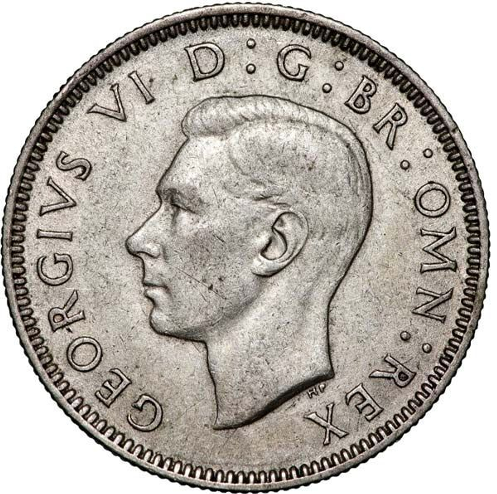 United Kingdom 1 Shilling 1943 – King George VI (England Reverse)