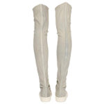 Rick Owens DRKSHDW Denim Over the knee Boots Women"s Gray