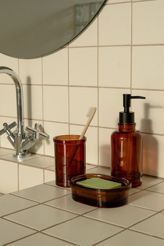 Диспенсер для жидкого мыла Amber, темно-янтарный / Bergenson Bjorn Bath