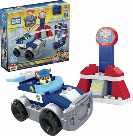 Конструктор Mega Paw Patrol - Полицейская машина + фигурка Гончика 31 эл. - Мега Щенящий патруль GYJ00