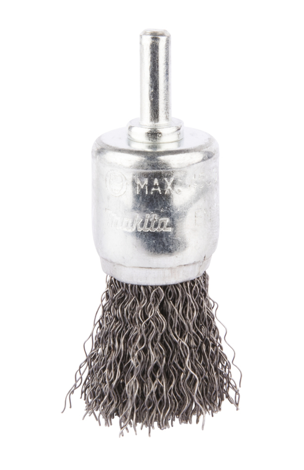 Щетка проволочная кистевая (d25 мм, толщ. проволоки 0.3 мм, гофрированная, металл, 6 мм) Makita D-40026