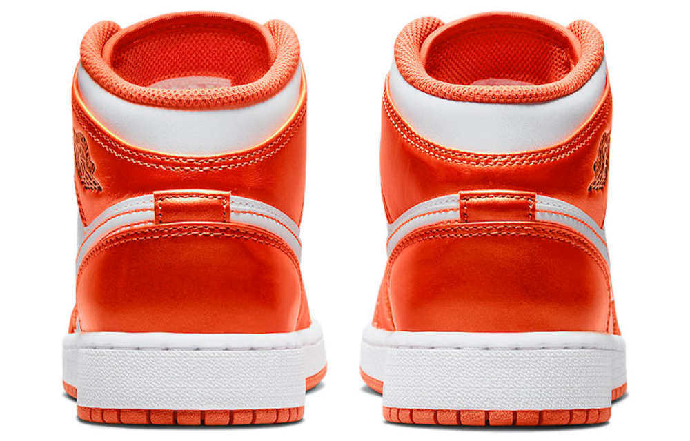 Jordan 1 Mid Metallic Orange GS