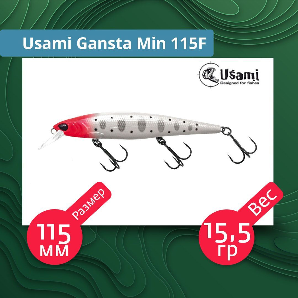 Воблер для рыбалки Usami Gansta Min