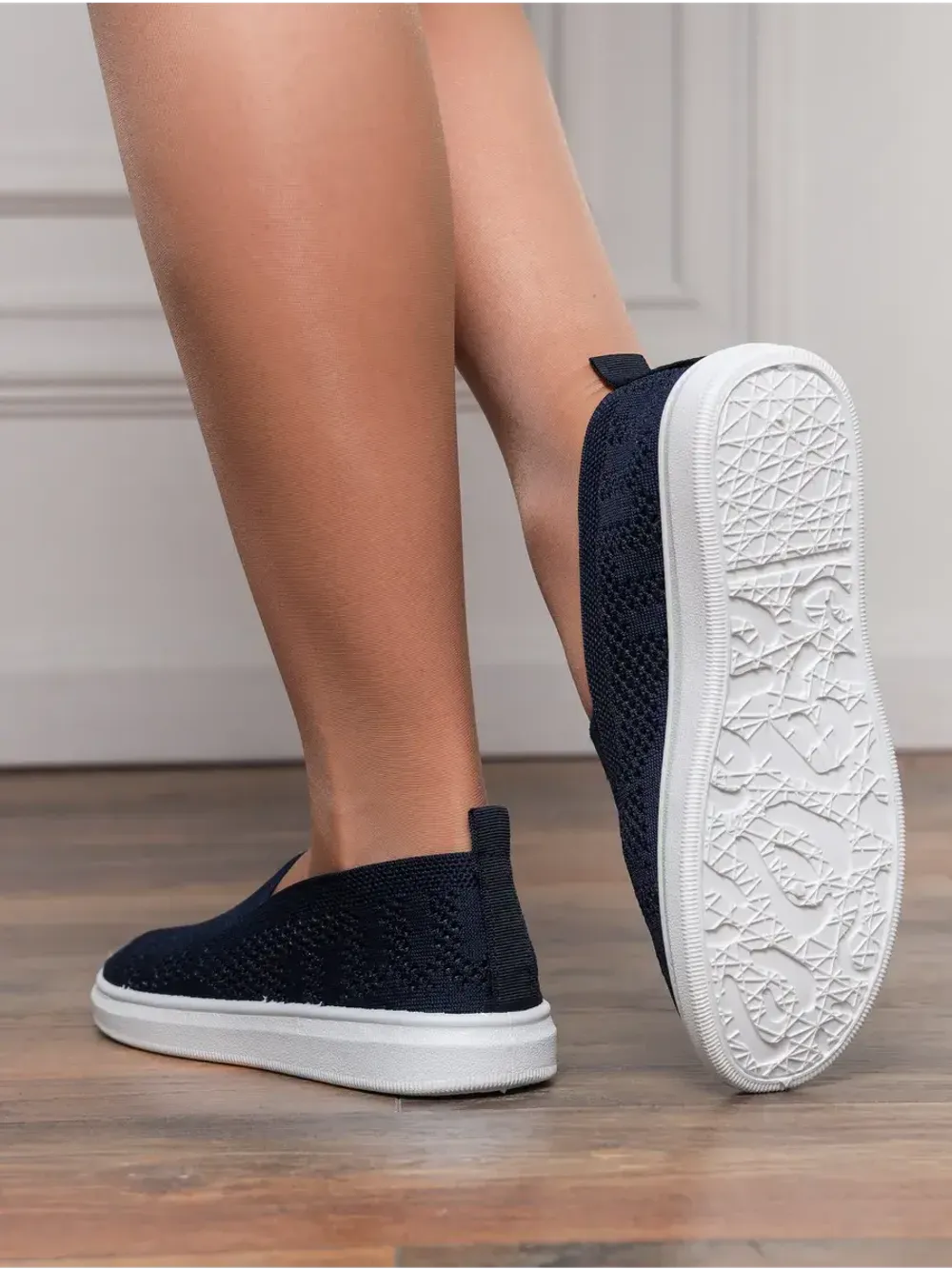 Мокасины летние текстильные