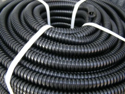 Металлорукав для кабеля в оболочке ПВХ изоляции МРПИ НГ 20 (50 м/уп.) черный с протяжкой