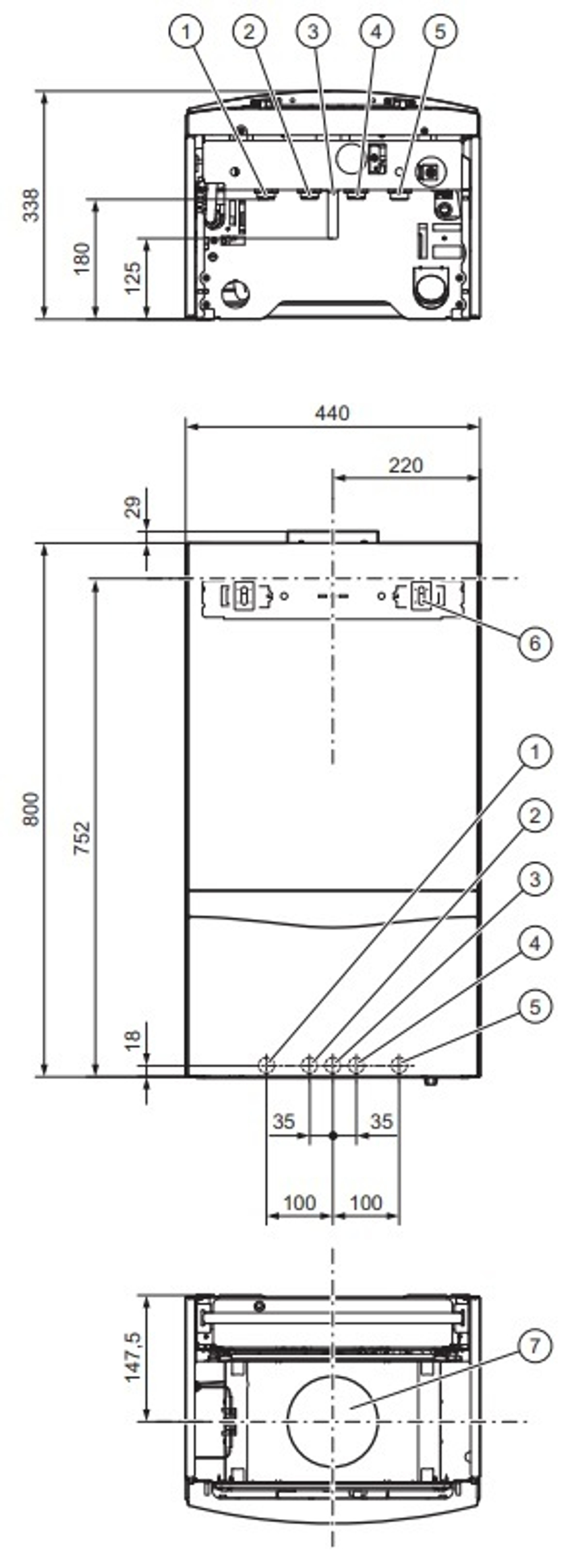 Котел газовый настенный Vaillant atmoTEC plus VUW 240/5-5 (H-RU/VE), 24 кВт