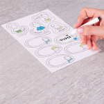 Набор для детского сада: кармашек, коврик, наклейки. Экскаватор