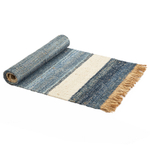 Ковер из джута, денима и шерсти hyderabad из коллекции ethnic, 70x160см