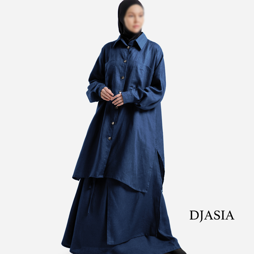 ЮБКА НА ЗАПАХЕ LAYALI LINEN