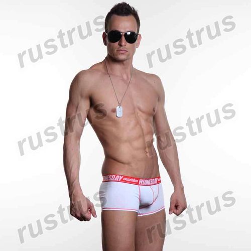 Мужские трусы хипсы белые Aussiebum Wednesday AB00007